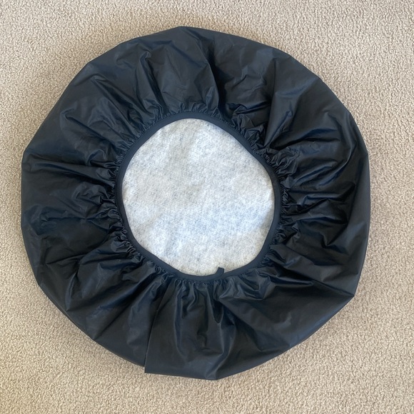 Purdue tire cover w/ boilermaker Logo -black vinyl - Picture 2 of 2